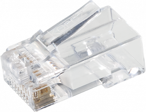 KORDZ RJ45 CAT6 PUSH THROUGH TERMINATION CONNECTORS - 100PK 